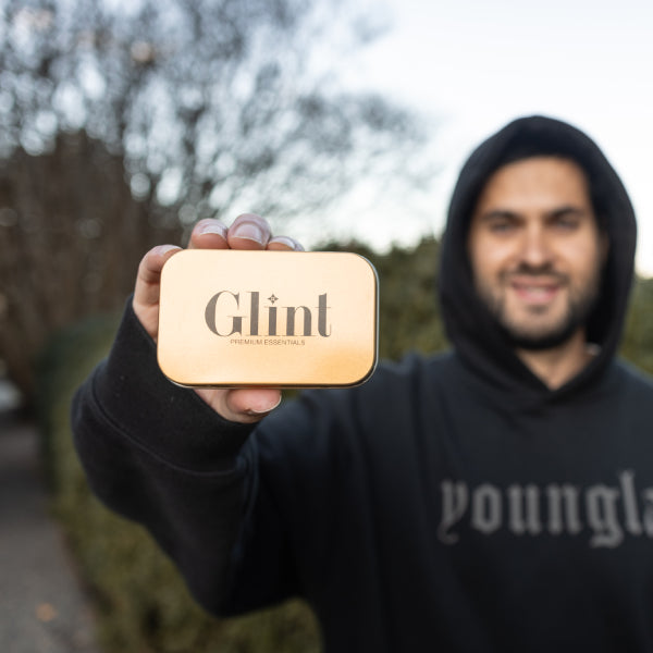 Toothpaste Glints Travel Tin