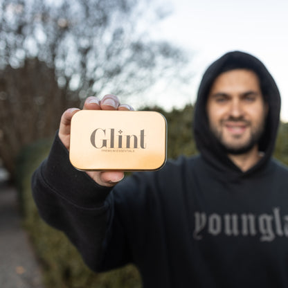 Toothpaste Glints Travel Tin