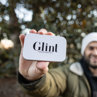 Toothpaste Glints Travel Tin