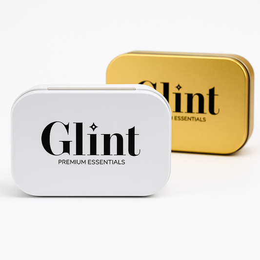 Toothpaste Glints Travel Tin